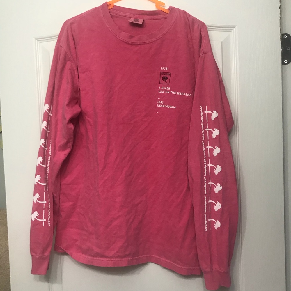 John Mayer Love On The Weekend Long Sleeve